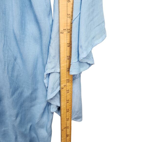 NWT Swimsuits for All Coverup Size 14/16 LARGE Tunic Dress Blue Ombre Beach Pool - Picture 8 of 16